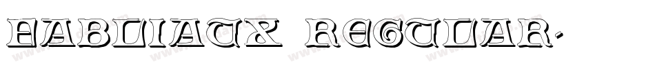 Fabliaux Regular字体转换